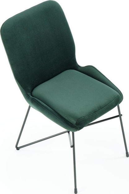 Kitchen Chair K454 | size: Width: 46cm, Height: 83cm, Depth: 55cm | color: Green | image: 4 | variant: 1003316