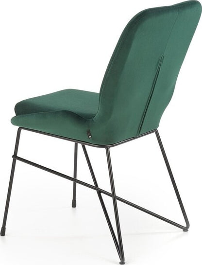 Kitchen Chair K454 | size: Width: 46cm, Height: 83cm, Depth: 55cm | color: Green | image: 6 | variant: 1003316