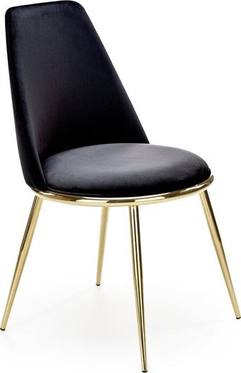 Kitchen Chair K460 | size: Width: 49cm, Height: 84cm, Depth: 54cm | color: Black | image: 0 | variant: 1003328