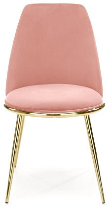 Kitchen Chair K460 | size: Width: 49cm, Height: 84cm, Depth: 54cm | color: Pink | image: 2 | variant: 1003329