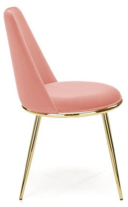 Kitchen Chair K460 | size: Width: 49cm, Height: 84cm, Depth: 54cm | color: Pink | image: 3 | variant: 1003329