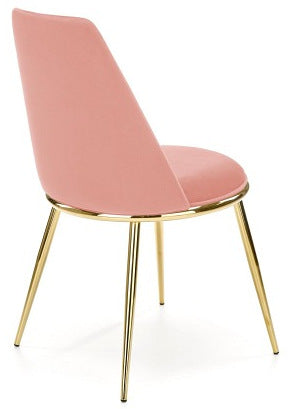 Kitchen Chair K460 | size: Width: 49cm, Height: 84cm, Depth: 54cm | color: Pink | image: 4 | variant: 1003329