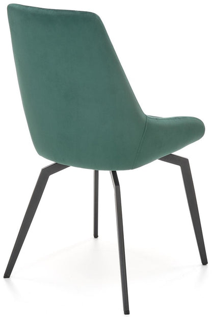 Kitchen Chair K479-C | size: Width: 49cm, Height: 91cm, Depth: 60cm | color: Green | image: 3 | variant: 1016800
