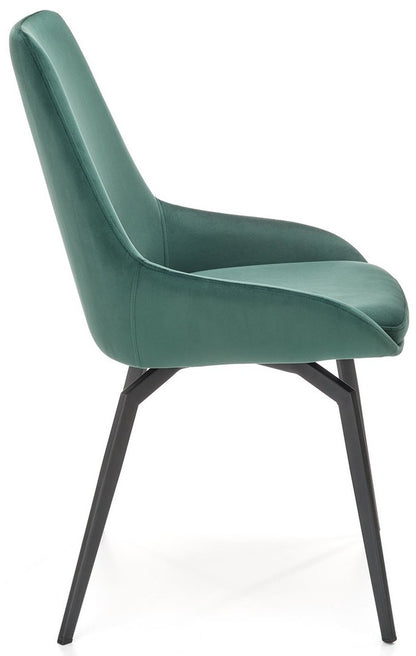 Kitchen Chair K479-C | size: Width: 49cm, Height: 91cm, Depth: 60cm | color: Green | image: 4 | variant: 1016800
