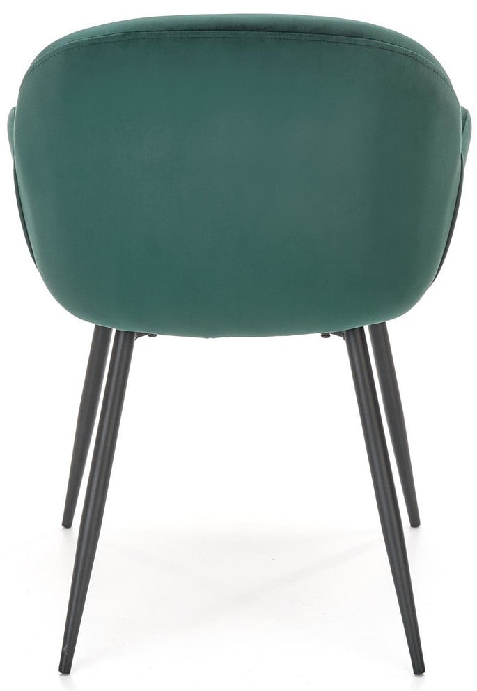 Kitchen Chair K480-C | size: Width: 59cm, Height: 79cm, Depth: 59cm | color: Green | image: 2 | variant: 1016801