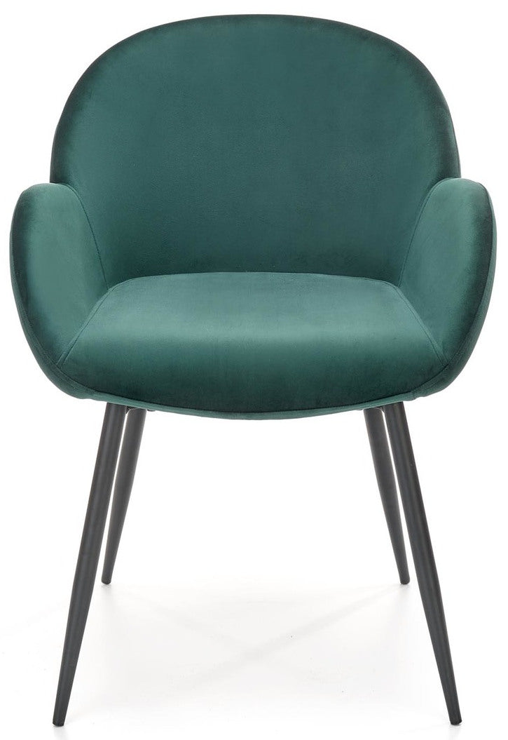 Kitchen Chair K480-C | size: Width: 59cm, Height: 79cm, Depth: 59cm | color: Green | image: 5 | variant: 1016801