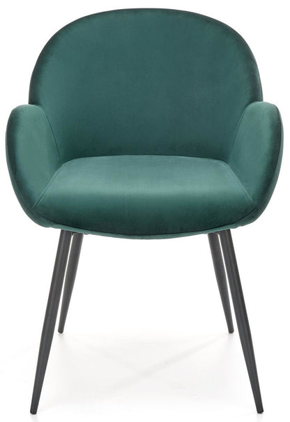 Kitchen Chair K480-C | size: Width: 59cm, Height: 79cm, Depth: 59cm | color: Green | image: 5 | variant: 1016801