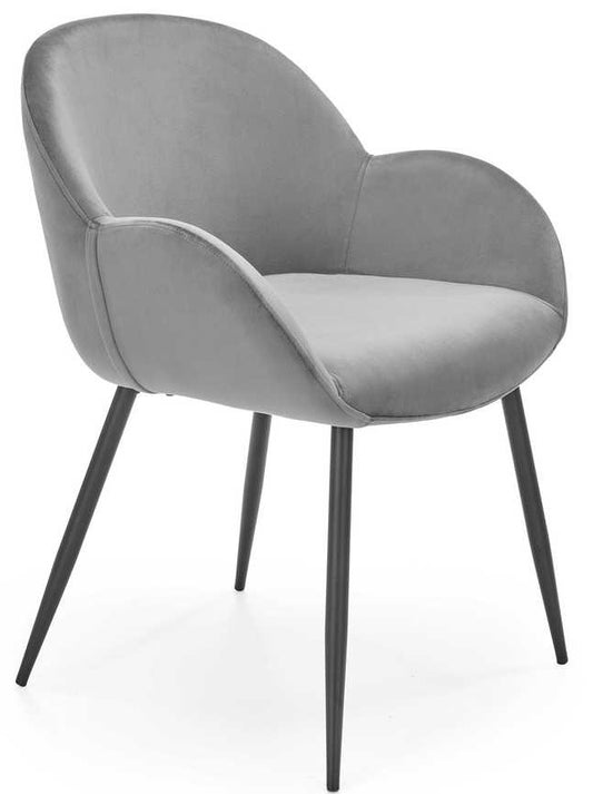 Kitchen Chair K480 | size: Width: 59cm, Height: 79cm, Depth: 59cm | color: Gray | image: 1 | variant: 1016802