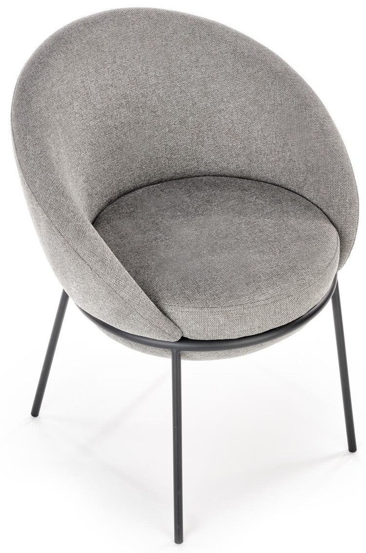 Kitchen Chair K482 | size: Width: 61cm, Height: 78cm, Depth: 59cm | color: Gray | image: 2 | variant: 1016791