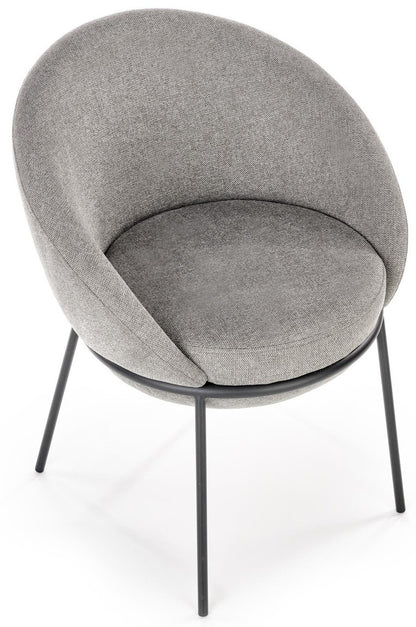 Kitchen Chair K482 | size: Width: 61cm, Height: 78cm, Depth: 59cm | color: Gray | image: 2 | variant: 1016791