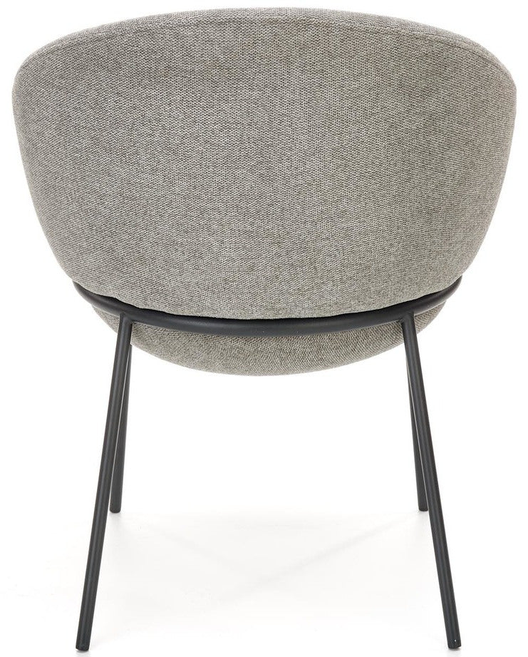 Kitchen Chair K482 | size: Width: 61cm, Height: 78cm, Depth: 59cm | color: Gray | image: 3 | variant: 1016791