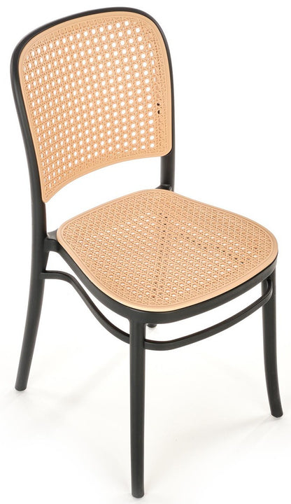 Kitchen Chair K483 | size: Width: 41cm, Height: 86cm, Depth: 52cm | color: Black | image: 2 | variant: 1016792