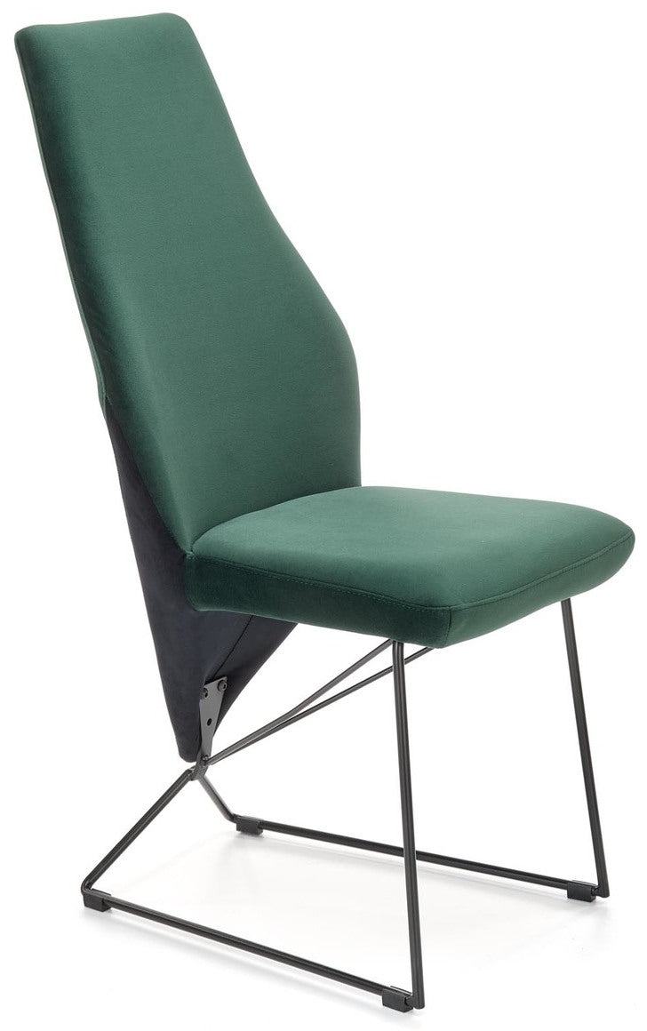 Kitchen Chair K485-C | size: Width: 44cm, Height: 96cm, Depth: 63cm | color: Green | image: 3 | variant: 1016804