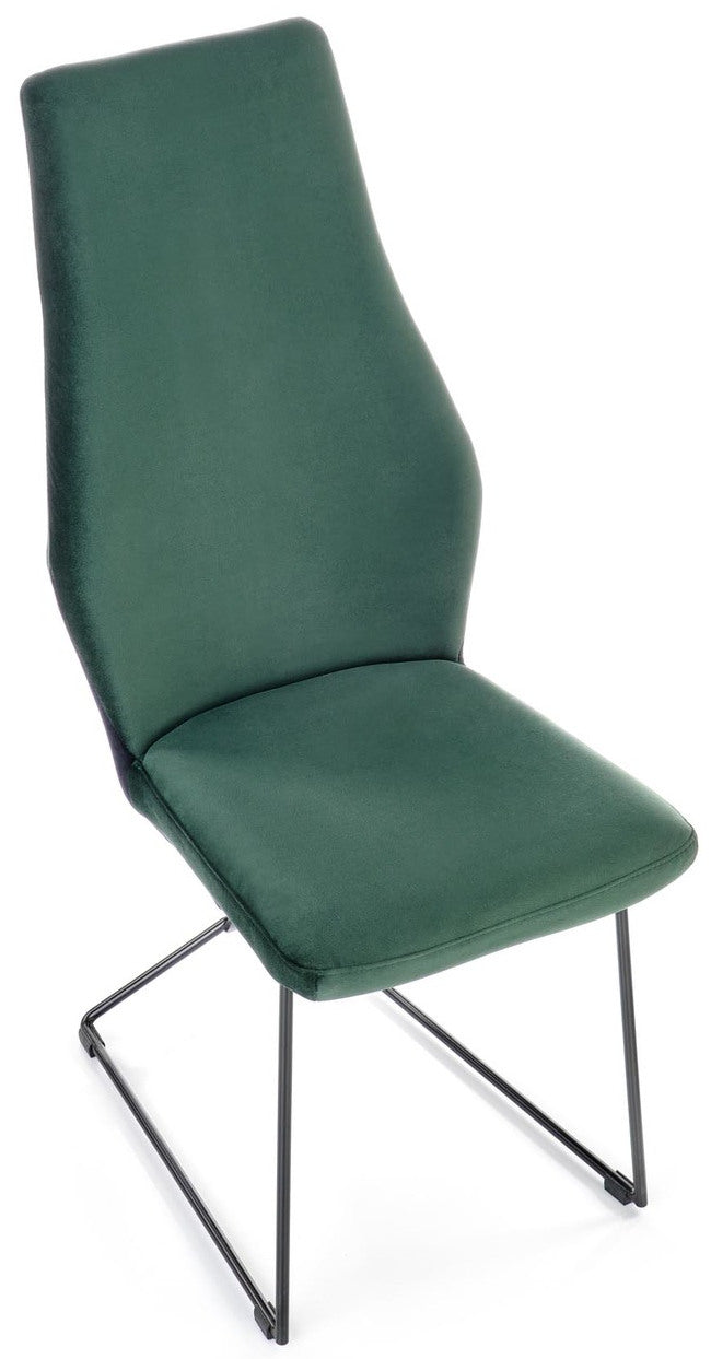 Kitchen Chair K485-C | size: Width: 44cm, Height: 96cm, Depth: 63cm | color: Green | image: 4 | variant: 1016804