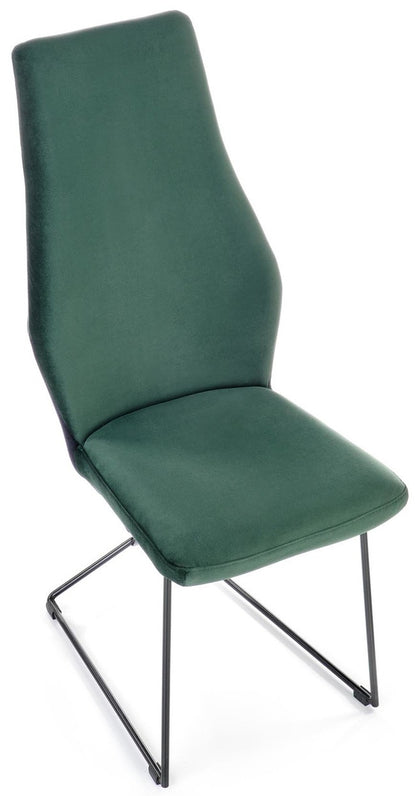 Kitchen Chair K485-C | size: Width: 44cm, Height: 96cm, Depth: 63cm | color: Green | image: 4 | variant: 1016804