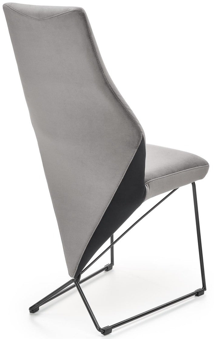 Kitchen Chair K485 | size: Width: 44cm, Height: 96cm, Depth: 63cm | color: Gray | image: 4 | variant: 1016805