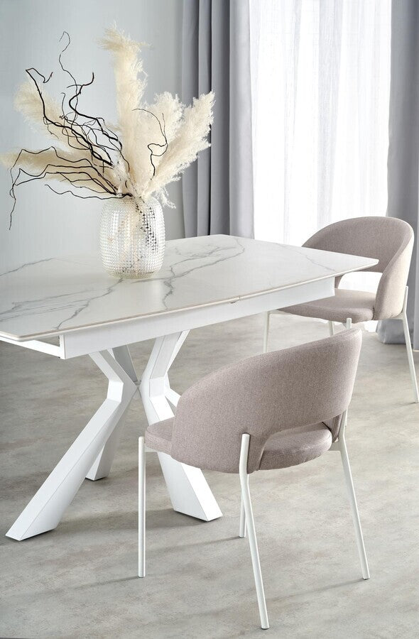 Kitchen Chair K486 | size: Width: 51cm, Height: 77cm, Depth: 57cm | color: Beige | image: 6 | variant: 1003342