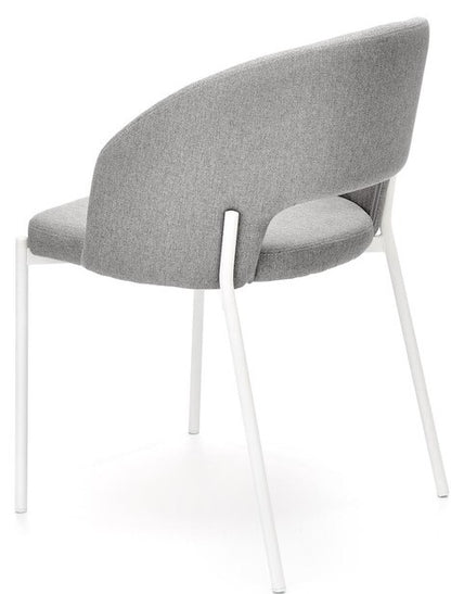 Kitchen Chair K486 | size: Width: 51cm, Height: 77cm, Depth: 57cm | color: Gray | image: 3 | variant: 1003343