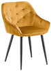 Kitchen Chair K487 | size: Width: 56cm, Height: 81cm, Depth: 65cm | color: Yellow | image: 1 | variant: 1003346