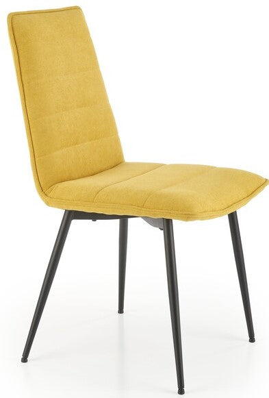Kitchen Chair K493 | size: Width: 47cm, Height: 92cm, Depth: 60cm | color: Yellow | image: 0 | variant: 1003361