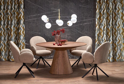 Kitchen Chair K498 | size: Width: 64cm, Height: 90cm, Depth: 63cm | color: Beige | image: 2 | variant: 1003379