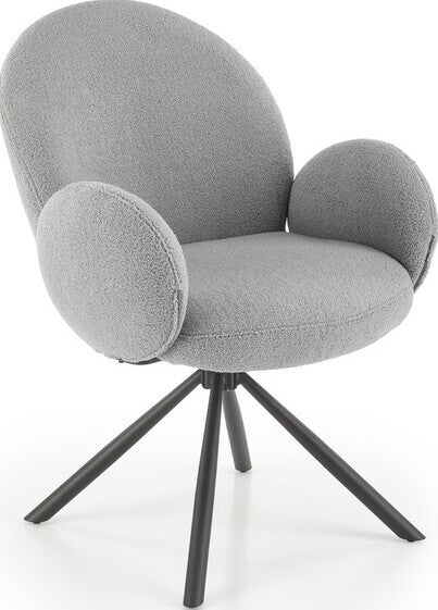 Kitchen Chair K498 | size: Width: 64cm, Height: 90cm, Depth: 63cm | color: Gray | image: 0 | variant: 1003380