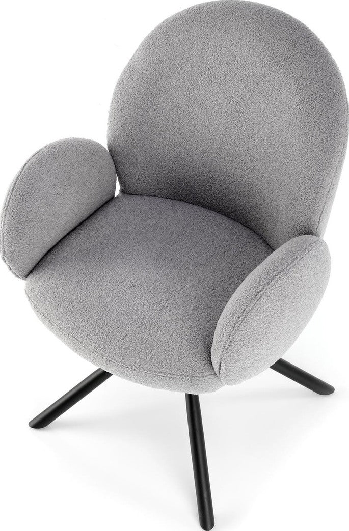 Kitchen Chair K498 | size: Width: 64cm, Height: 90cm, Depth: 63cm | color: Gray | image: 1 | variant: 1003380