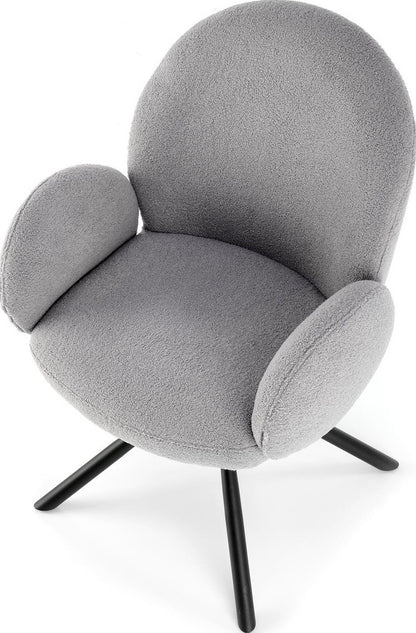 Kitchen Chair K498 | size: Width: 64cm, Height: 90cm, Depth: 63cm | color: Gray | image: 1 | variant: 1003380