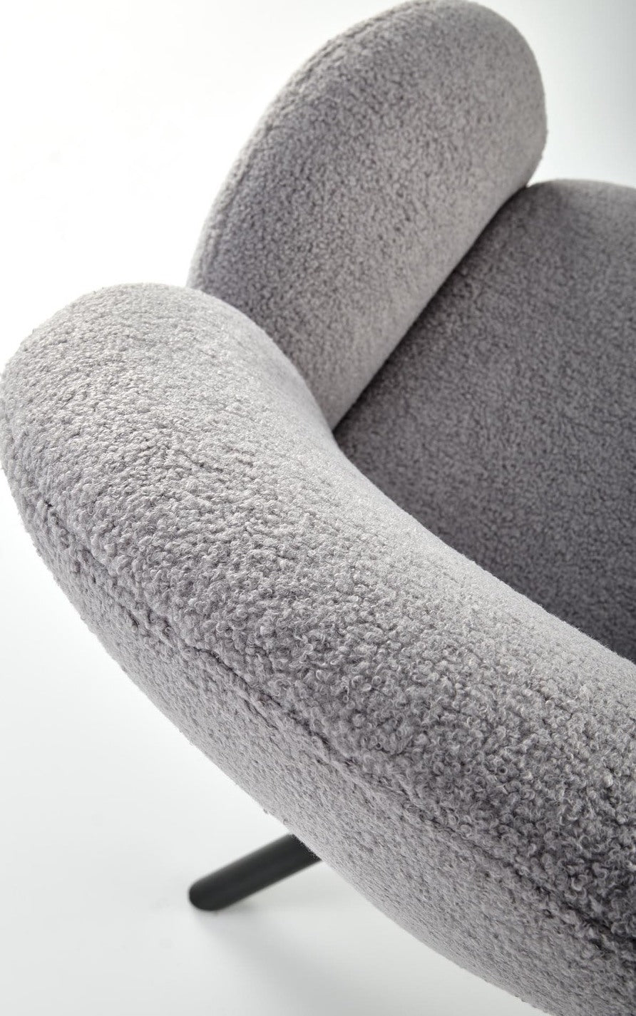 Kitchen Chair K498 | size: Width: 64cm, Height: 90cm, Depth: 63cm | color: Gray | image: 2 | variant: 1003380