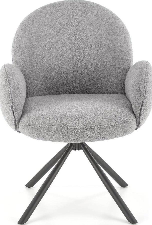 Kitchen Chair K498 | size: Width: 64cm, Height: 90cm, Depth: 63cm | color: Gray | image: 4 | variant: 1003380