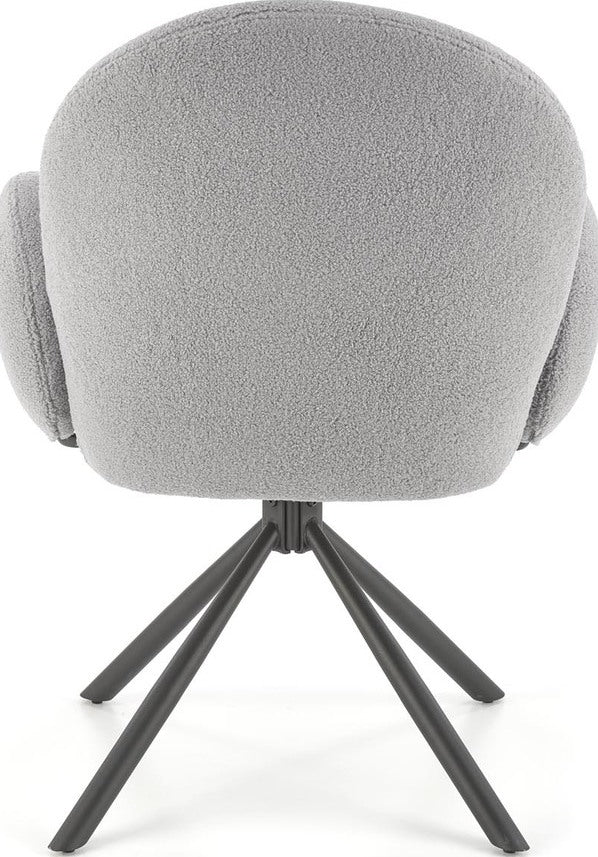 Kitchen Chair K498 | size: Width: 64cm, Height: 90cm, Depth: 63cm | color: Gray | image: 5 | variant: 1003380