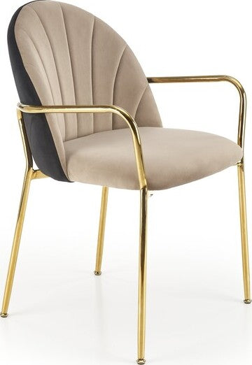 Kitchen Chair K500 | size: Width: 53cm, Height: 80cm, Depth: 57cm | color: Beige | image: 0 | variant: 1012937