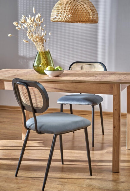 Kitchen Chair K503 | size: Width: 53cm, Height: 84cm, Depth: 60cm | color: Gray | image: 1 | variant: 1003390