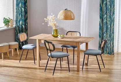 Kitchen Chair K503 | size: Width: 53cm, Height: 84cm, Depth: 60cm | color: Gray | image: 2 | variant: 1003390