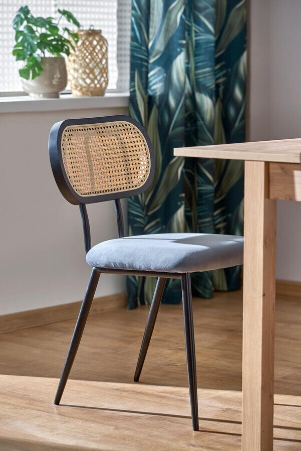 Kitchen Chair K503 | size: Width: 53cm, Height: 84cm, Depth: 60cm | color: Gray | image: 3 | variant: 1003390