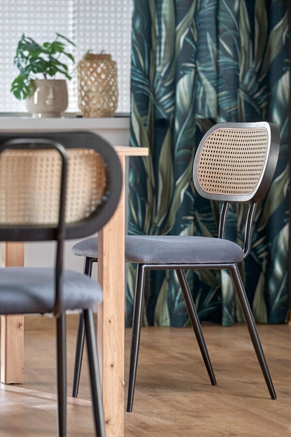 Kitchen Chair K503 | size: Width: 53cm, Height: 84cm, Depth: 60cm | color: Gray | image: 4 | variant: 1003390