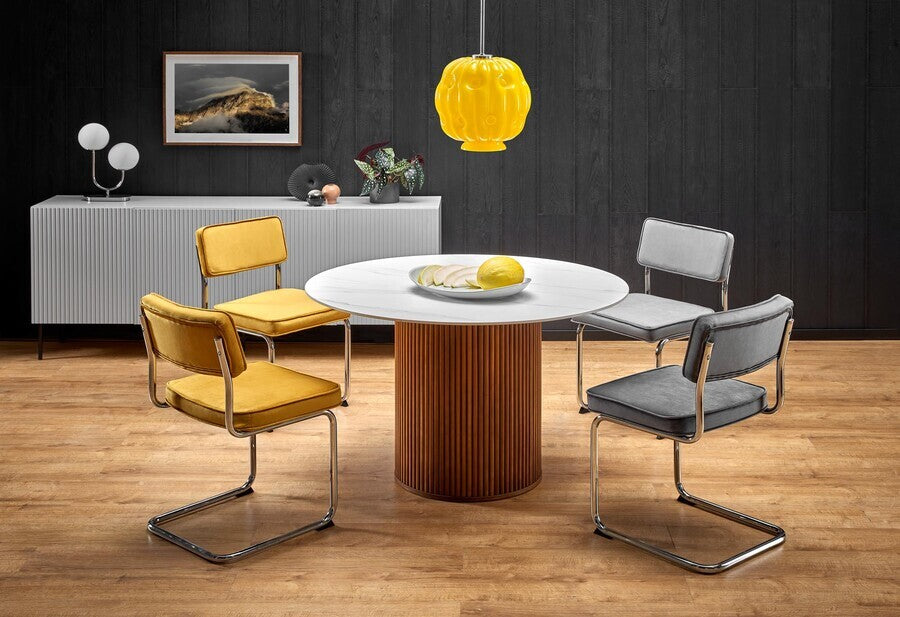 Kitchen Chair K510 | size: Width: 49cm, Height: 85cm, Depth: 55cm | color: Gray | image: 3 | variant: 1003403