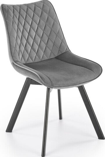 Kitchen Chair K520 | size: Width: 45cm, Height: 80cm, Depth: 63cm | color: Gray | image: 1 | variant: 1003426