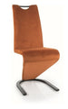Kitchen Chair Leeds | size: Width: 43cm, Height: 102cm, Depth: 45cm | color: Orange | image: 0 | variant: 1003875