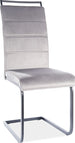 Kitchen Chair Leningrad | size: Width: 41cm, Height: 102cm, Depth: 42cm | color: Gray | image: 1 | variant: 1003631