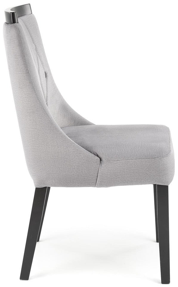 Kitchen Chair Lille | size: Width: 50cm, Height: 94cm, Depth: 61cm | color: Gray | image: 3 | variant: 1002573