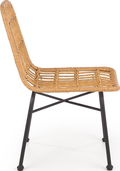 Kitchen Chair Luxembourg | size: Width: 47cm, Height: 85cm, Depth: 45cm | color: Beige | image: 5 | variant: 1002312