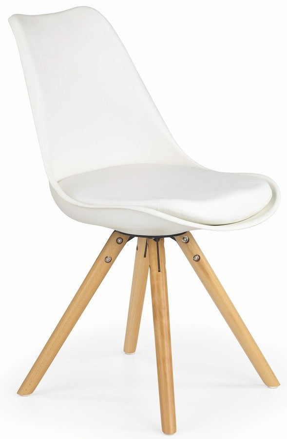 Kitchen Chair Maardu | size: Width: 48cm, Height: 81cm, Depth: 57cm | color: White | image: 1 | variant: 1002163