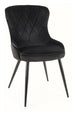 Kitchen Chair Makkah | size: Width: 52cm, Height: 91cm, Depth: 45cm | color: Black | image: 0 | variant: 1003664