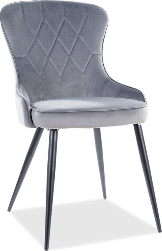 Kitchen Chair Makkah | size: Width: 52cm, Height: 91cm, Depth: 45cm | color: Gray | image: 1 | variant: 1003662