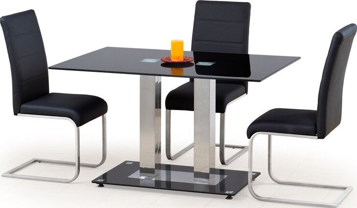 Kitchen Chair Marseille | size: Width: 42cm, Height: 100cm, Depth: 56cm | color: Black | image: 3 | variant: 1002546