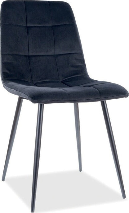 Kitchen Chair Medina | size: Width: 47cm, Height: 87cm, Depth: 41cm | color: Black | image: 1 | variant: 1003670