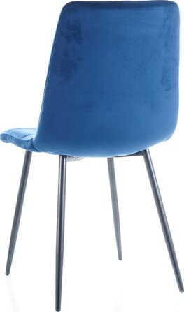 Kitchen Chair Medina | size: Width: 47cm, Height: 87cm, Depth: 41cm | color: Blue | image: 2 | variant: 1003667