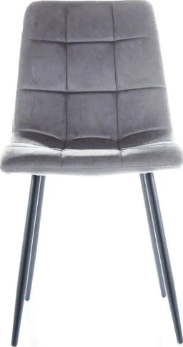 Kitchen Chair Medina | size: Width: 47cm, Height: 87cm, Depth: 41cm | color: Gray | image: 2 | variant: 1003669