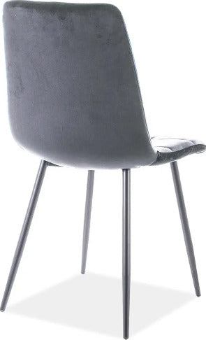 Kitchen Chair Medina | size: Width: 47cm, Height: 87cm, Depth: 41cm | color: Gray | image: 3 | variant: 1003669